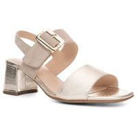 WOMEN'S ARA BORDEAUX HEEL | PLATINUM / SAND