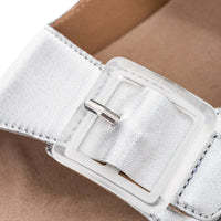 WOMEN'S ARA MARBELLA SLIDE SANDAL | SILVER