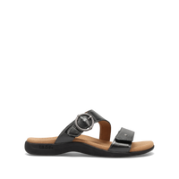 WOMEN'S TAOS WESTSIDE SANDAL | BLACK METALLIC