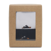 BIRKENSTOCK MEN'S COTTON RIBBED SOCKS MULTI PACK | BLACK | WHITE