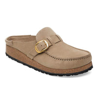 WOMEN'S BIRKENSTOCK BUCKLEY NATURAL OILED LEATHER | TOBACCO BROWN