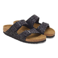 WOMEN'S BIRKENSTOCK ARIZONA SYNTHETIC BS | LEO BLACK