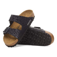 WOMEN'S BIRKENSTOCK ARIZONA SYNTHETIC BS | LEO BLACK