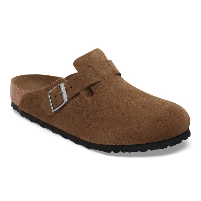 UNISEX BIRKENSTOCK BOSTON SOFT FOOTBED | DARK TEA TONAL – Randy's