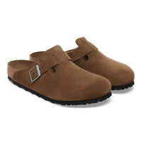 UNISEX BIRKENSTOCK BOSTON SOFT FOOTBED | DARK TEA TONAL