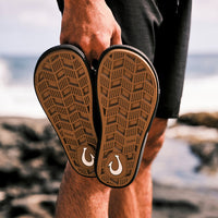 MEN'S OLUKAI ULELE SLIDE | LAVA ROCK / LAVA ROCK