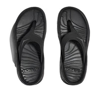 WOMEN'S HOKA ORA RECOVERY FLIP | BLACK / DARK GULL GRAY