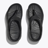 MEN'S HOKA ORA RECOVERY FLIP | BLACK / DARK GULL GRAY