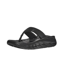 WOMEN'S HOKA ORA RECOVERY FLIP | BLACK / DARK GULL GRAY