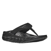 WOMEN'S HOKA ORA RECOVERY FLIP | BLACK / DARK GULL GRAY