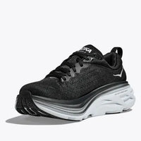 MEN'S HOKA BONDI 8 | BLACK / WHITE