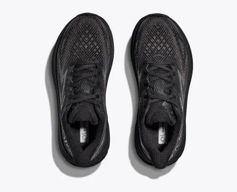 WOMEN'S HOKA CLIFTON 9 | BLACK / BLACK