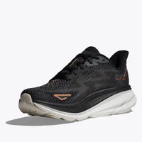 WOMEN'S HOKA CLIFTON 9 | BLACK / ROSE GOLD