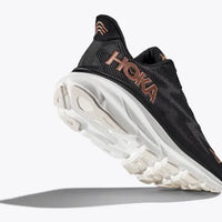 WOMEN'S HOKA CLIFTON 9 | BLACK / ROSE GOLD