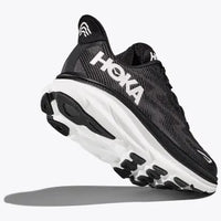 WOMEN'S HOKA CLIFTON 9 | BLACK / WHITE