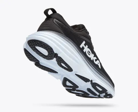 WOMEN'S HOKA BONDI 8 | BLACK / WHITE