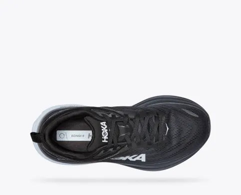WOMEN'S HOKA BONDI 8 | BLACK / WHITE