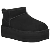 WOMEN'S UGG CLASSIC ULTRA MINI PLATFORM BOOT | BLACK