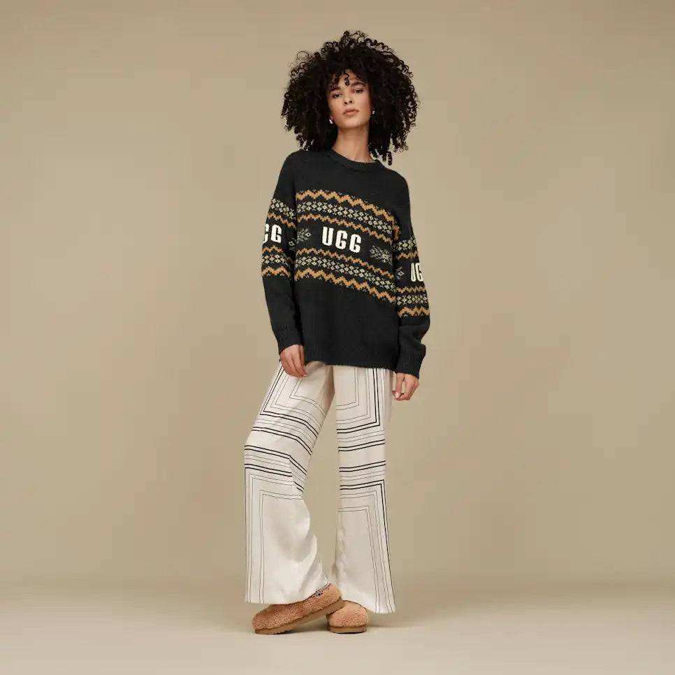 WOMEN'S UGG TASMAN MAXI CURLY | CHESTNUT