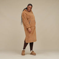 UNISEX UGGFLUFF OVERSIZED HOODIE | CHESTNUT