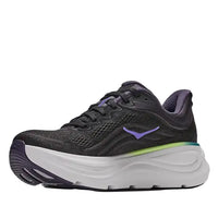 WOMEN'S HOKA BONDI 9 | BLACK / NEON DRAGONFRUIT