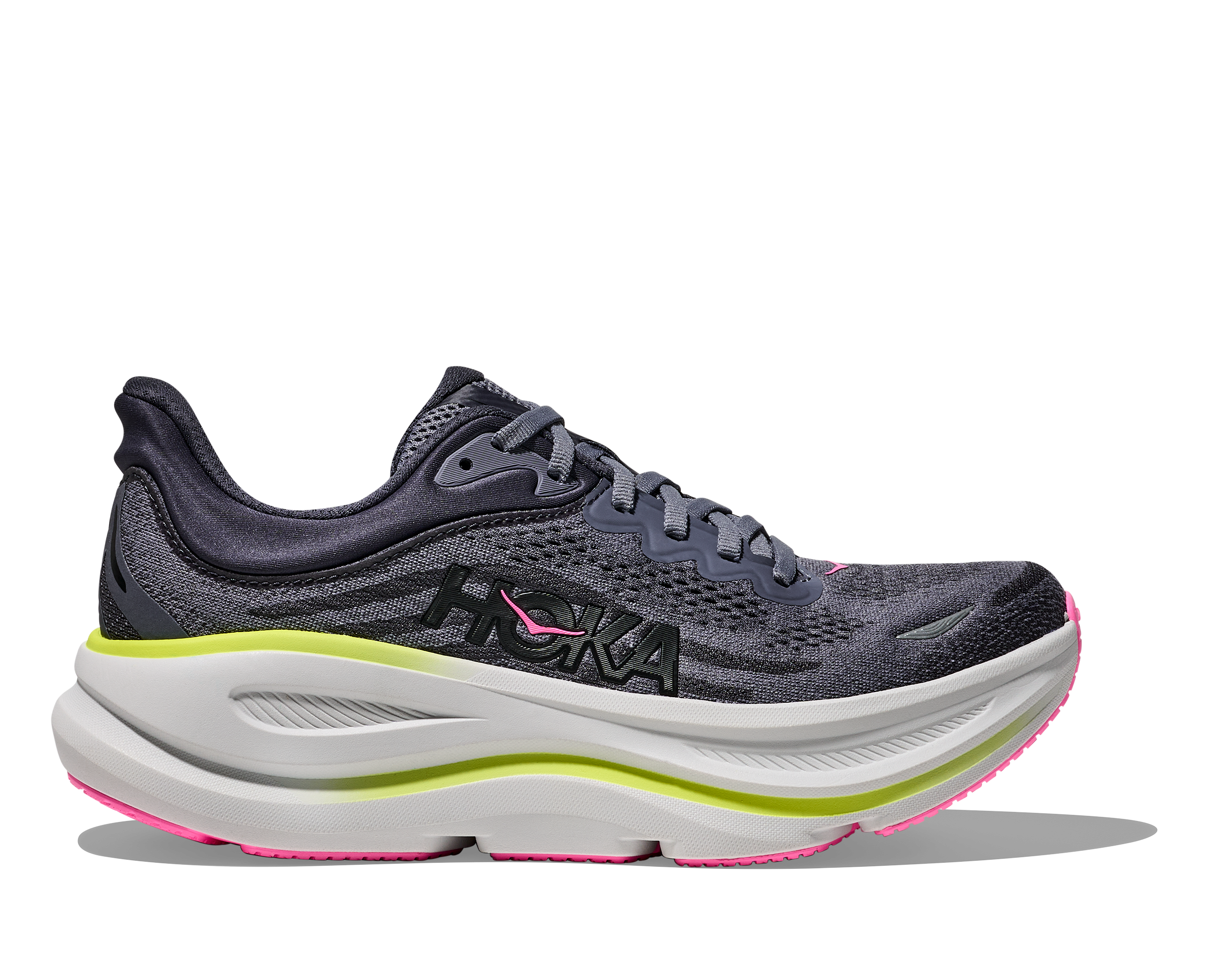 WOMEN'S HOKA BONDI 9 | CHARCOAL GREY | GREY SKIES – Randy's Shoes