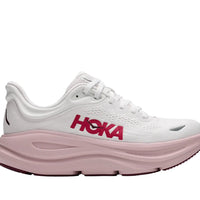 WOMEN'S HOKA BONDI 9 | WHITE | PINK OPAL