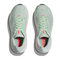 WOMEN'S HOKA CLIFTON 10 | SEA GLASS | NEON FLAME