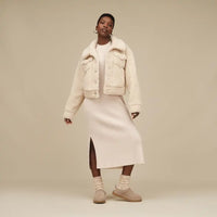 WOMEN'S UGG FRANKIE SHORT TRUCKER JACKET | NATURAL II