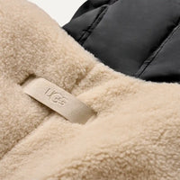 WOMEN'S UGG MYKAH UGGBRAID PUFFER JACKET | BLACK | CREAM