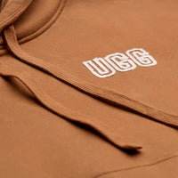 WOMEN'S UGG LOGO HOODIE | CHESTNUT