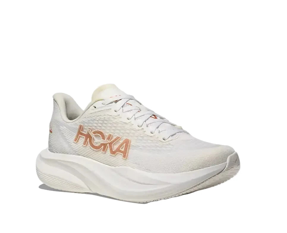 WOMEN'S HOKA MACH 7 | FROST | ROSE | GOLD – Randy's Shoes