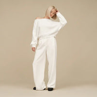 WOMEN'S UGG NOVALIE SLOUCHY PULLOVER | CREAM