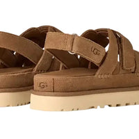 WOMEN'S UGG GOLDENSTAR GLEAM SANDAL | CHESTNUT