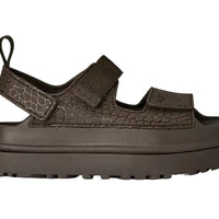 WOMEN'S UGG GOLDENGLOW EMBOSSED SANDAL | DENSE SMOKE