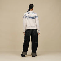 WOMEN'S UGG BRAYLEE UGSLIE SWEATER | GREY HEATHER MULTI
