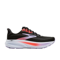 WOMEN'S BROOKS GHOST 17 | BLACK / PURPLE / CORAL