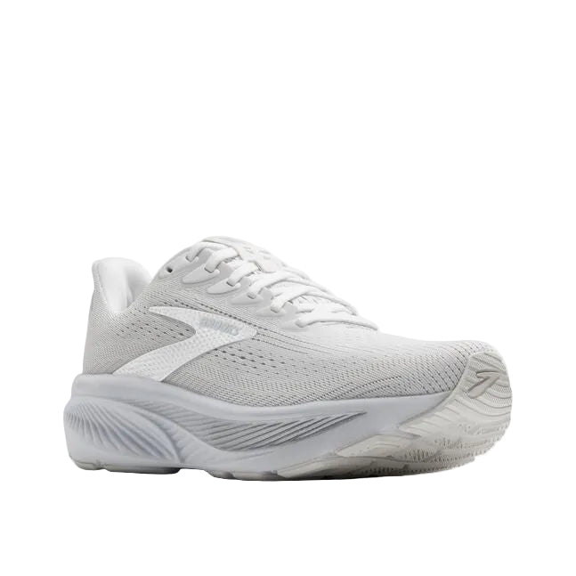 WOMEN'S BROOKS GHOST 17 | WHITE / WHITE / GREY – Randy's Shoes