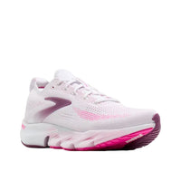 WOMEN'S BROOKS GLYCERIN FLEX | WHITE / CYBER PINK / ARGYLE
