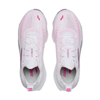 WOMEN'S BROOKS GLYCERIN FLEX | WHITE / CYBER PINK / ARGYLE