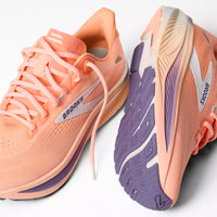 WOMEN'S BROOKS GHOST 18 | PEACH / GRAPE / COCONUT