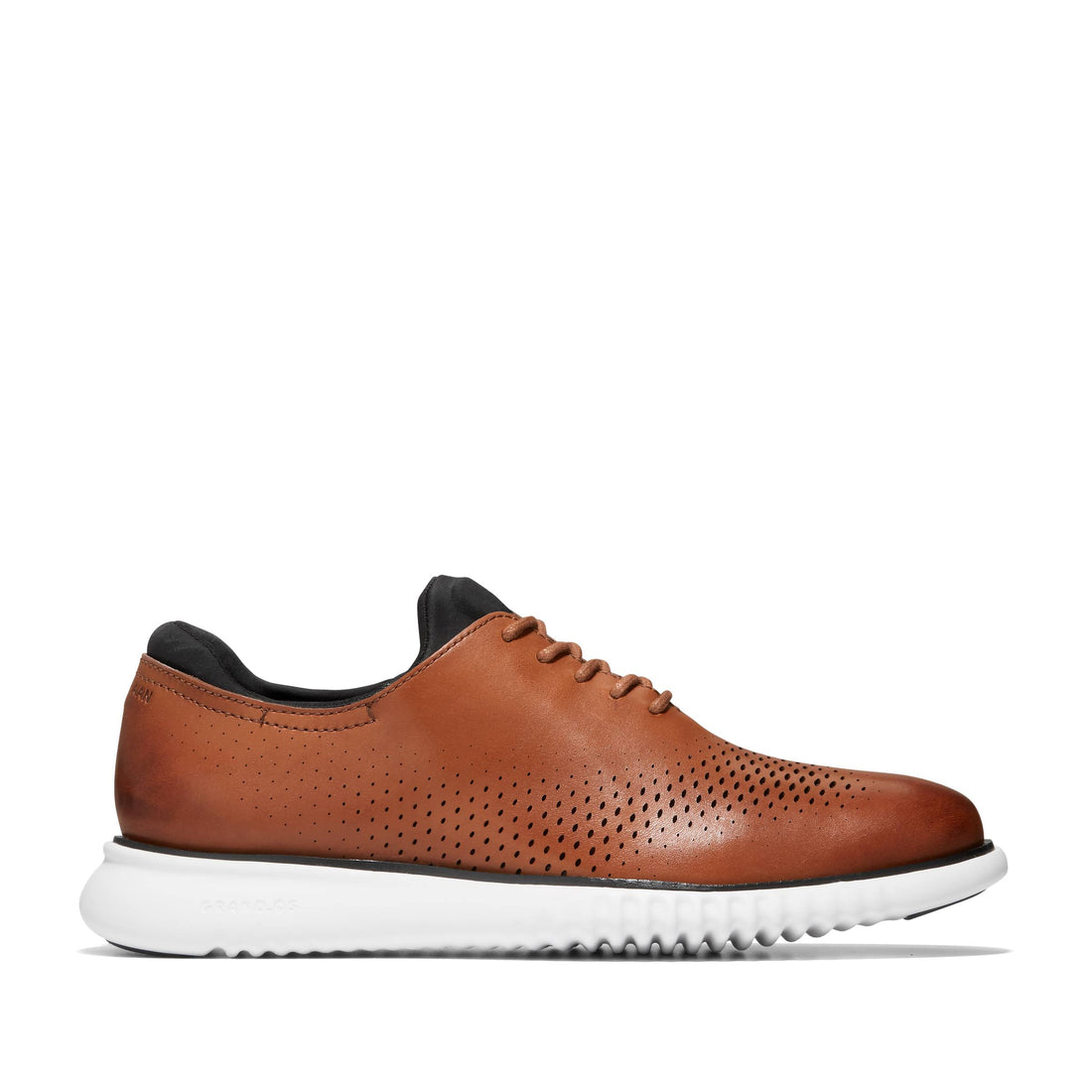 MEN'S COLE HAAN 2. ZERØGRAND LASER WINGTIP OXFORDS | BRITISH TAN / IVORY