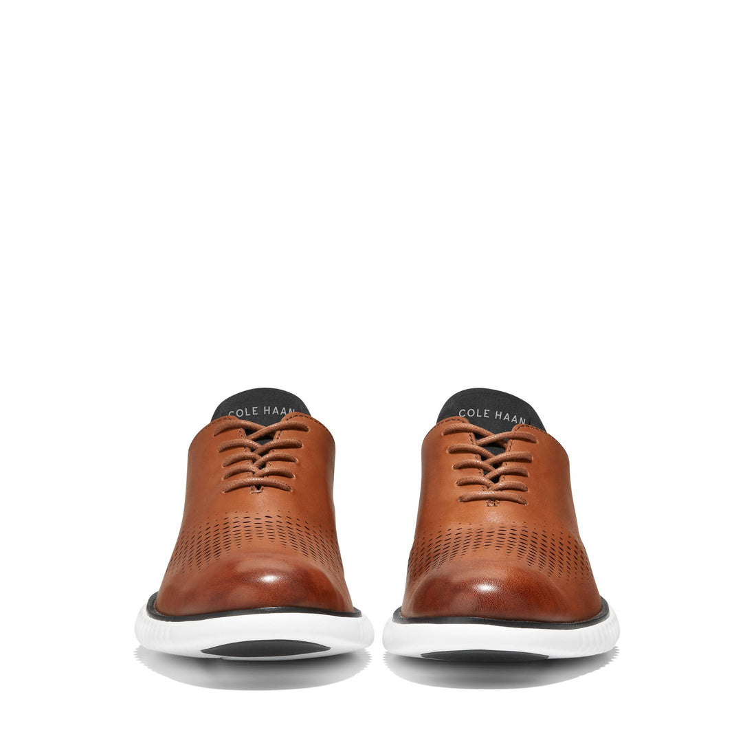 MEN'S COLE HAAN 2. ZERØGRAND LASER WINGTIP OXFORDS | BRITISH TAN / IVORY