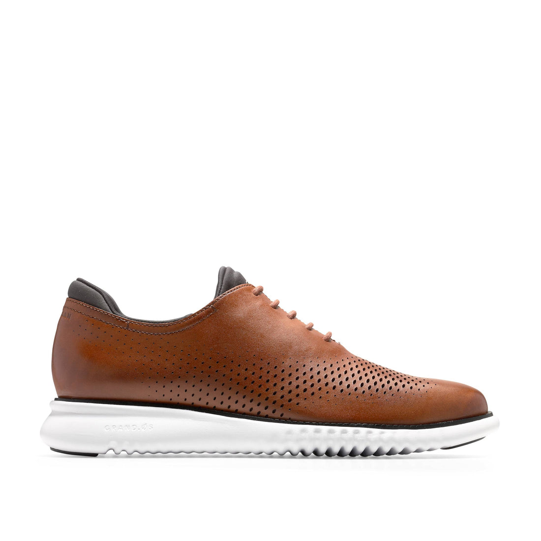 MEN'S COLE HAAN 2. ZERØGRAND LASER WINGTIP OXFORDS | BRITISH TAN / IVORY