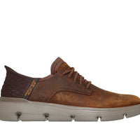 MEN'S SKECHERS SLIP-INS: GARZA - GERVIN | DARK BROWN