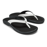 WOMEN'S OLUKAI 'OHANA LAHI | WHITE SAND / BLACK