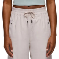 WOMEN'S PRANA SEND OFF HIGH RISE WIDE LEG PANT | ALMOND