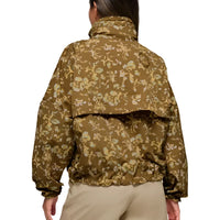 WOMEN'S PRANA ENCINITAS WINDBREAKER | RETRO OLIVE DIGIBLOOM