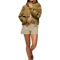 WOMEN'S PRANA ENCINITAS WINDBREAKER | RETRO OLIVE DIGIBLOOM