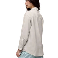 WOMEN'S PRANA RAILAY OVERSIZED BUTTON DOWN | ALMOND